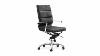 Ergonomic Humanscale Freedom Chair In Black Leather And Chrome.